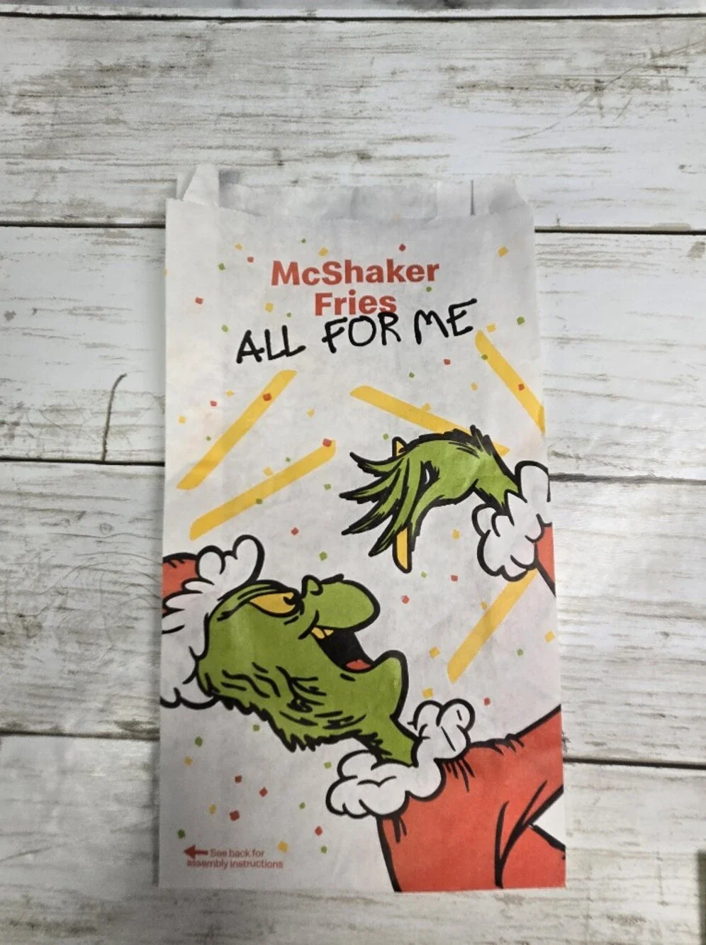 McDonald's Grinch Crew Socks for Men - Lime Green Holiday Design